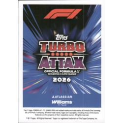 Hazte con Alex Albon Limited Edition Topps F1 Cards Turbo Attax 2026