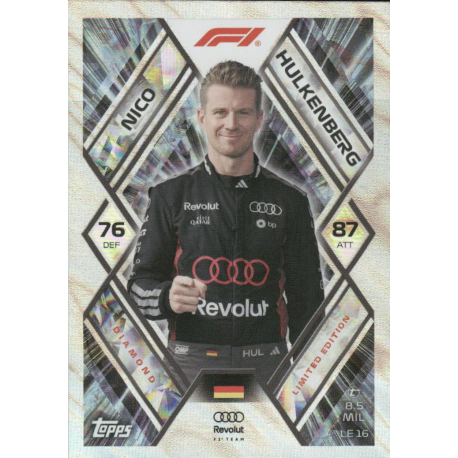 Completa tu colección Nico Hulkenberg Limited Edition Turbo Attax F1 2026
