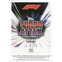 Completa tu colección Nico Hulkenberg Limited Edition Turbo Attax F1 2026
