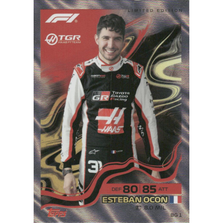 Find and Buy Cards Esteban Ocon Black Gold Limited Edition Cards Formula 1 Turbo Attax 2026