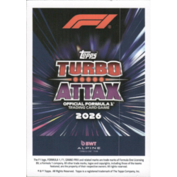 Compra online Franco Colapinto Black Gold Limited Edition Turbo Attax Formula 1 2026