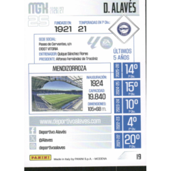 Añade a tu colección Escudo Deportivo Alavés Cartas Megacracks 2026-27