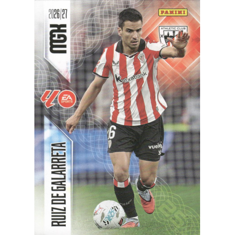Completa tu colección Ruiz de Galarreta Athletic Club Cards Panini Megacracks 2026-27