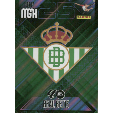 Completa tu colección Escudo Real Betis MGK 2026-27