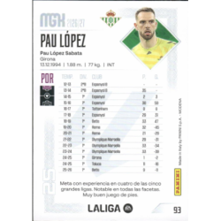 Busca y compra Pau López Real Betis Cards Panini Megacracks 2026-27