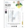 Busca y compra Pau López Real Betis Cards Panini Megacracks 2026-27