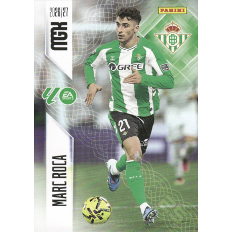 Colecciona Marc Roca Real Betis Cartas Megacracks 2026-27
