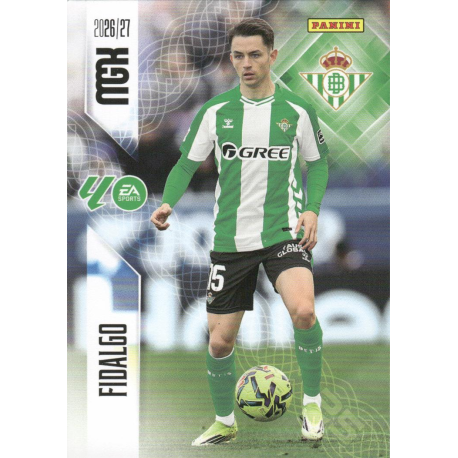 Hazte con Fidalgo Real Betis Carta colección Megacracks 2026-27