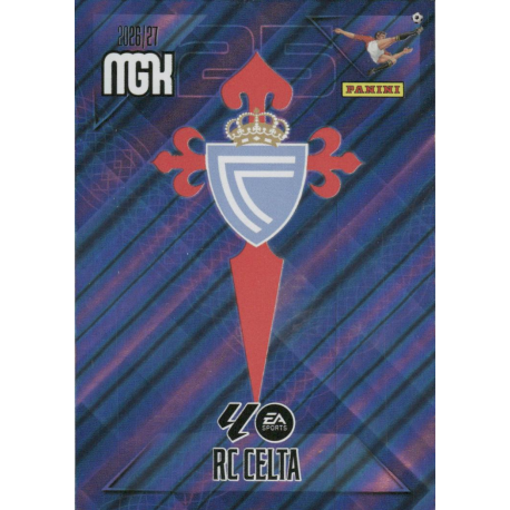 Consigue Escudo Celta Colección Panini Megacracks 2026-27