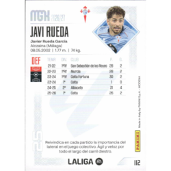 Colecciona Javi Rueda Celta Card colección Megacracks 2026-27