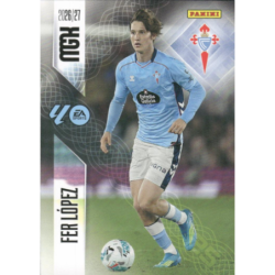 Añade a tu colección Fer López Celta Panini Megacracks LaLiga 2026-27