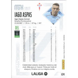 Hazte con Iago Aspas Celta Panini Megacracks LaLiga EA Sports 2026-27
