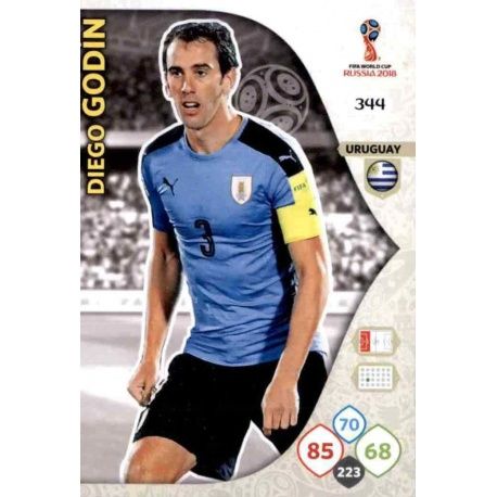 Diego Godin Uruguay 344 Adrenalyn XL Russia 2018 