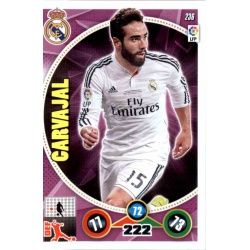 Carvajal Real Madrid 236 Adrenalyn XL La Liga 2014-15