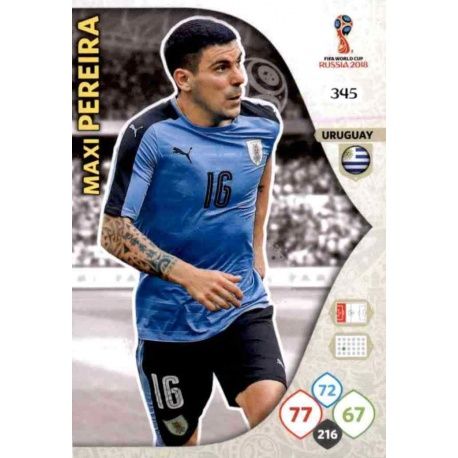 Maxi Pereira Uruguay 345 Adrenalyn XL World Cup 2018 