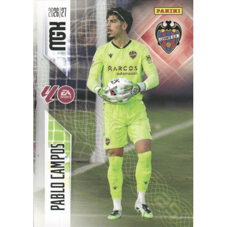 Consigue Pablo Campos Levante Cards Panini Megacracks 2026-27