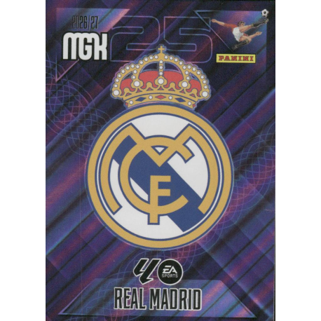 Colecciona Escudo Real Madrid Panini Megacracks 2026-27