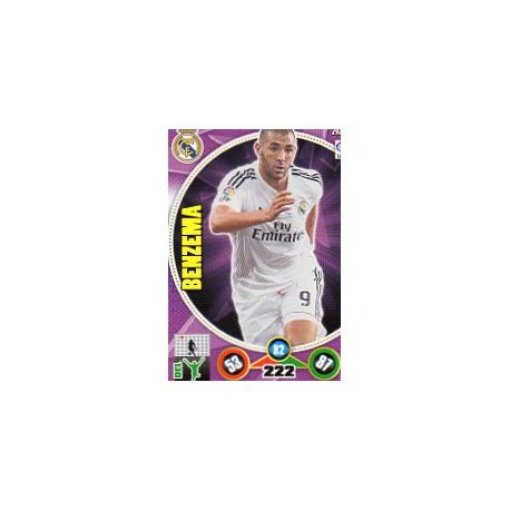 Benzema Real Madrid 245 Adrenalyn XL La Liga 2014-15