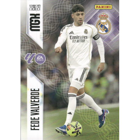 Añade a tu colección Fede Valverde Real Madrid Cartas Panini Megacracks 2026-27