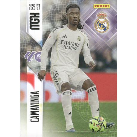 Colecciona Camavinga Real Madrid Panini Megacracks LaLiga EA Sports 2026-27