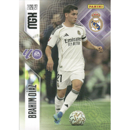 Consigue Brahim Díaz Real Madrid Panini Megacracks 26-27