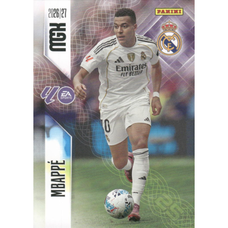 Colecciona Mbappé Real Madrid Megacracks 2026-27 cromo