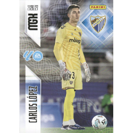 Consigue Carlos López Málaga Panini Megacracks LaLiga EA Sports 2026-27