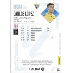 Consigue Carlos López Málaga Panini Megacracks LaLiga EA Sports 2026-27
