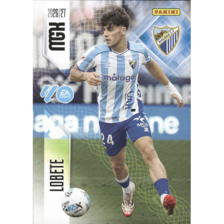 Consigue ahora Lobete Málaga Card colección Megacracks 2026-27