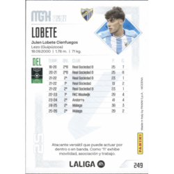 Consigue ahora Lobete Málaga Card colección Megacracks 2026-27