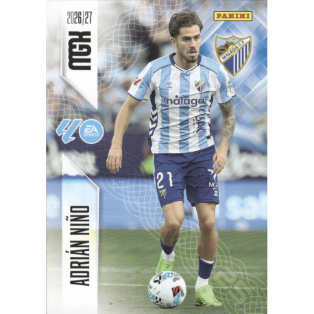 Encuentra Adrián Niño Málaga Panini Megacracks 2026-27