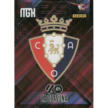 Completa tu colección Escudo Osasuna Megacracks 2026-27 card