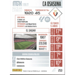 Completa tu colección Escudo Osasuna Megacracks 2026-27 card