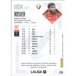 Busca y compra Rosier Osasuna Colección Panini Megacracks 2026-27