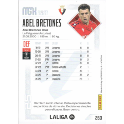 Encuentra Abel Bretones Osasuna Megacracks 2026-27