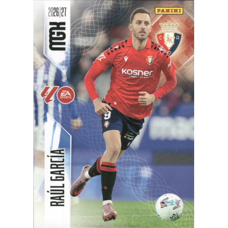 Hazte con Raúl García Osasuna Cards Panini Megacracks 2026-27