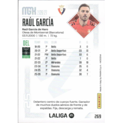 Hazte con Raúl García Osasuna Cards Panini Megacracks 2026-27