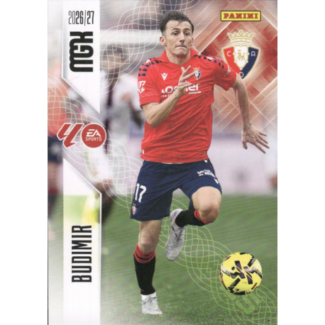 Añade a tu colección Budimir Osasuna Megacracks 2026-27 cards sueltas