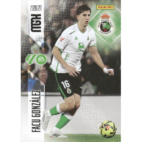 Consigue ahora Facu Gonález Racing Santander Cartas Megacracks 2026-27