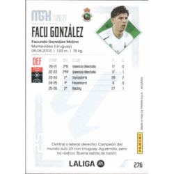 Consigue ahora Facu Gonález Racing Santander Cartas Megacracks 2026-27