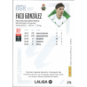 Consigue ahora Facu Gonález Racing Santander Cartas Megacracks 2026-27