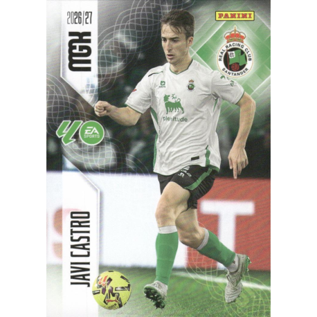 Consigue ahora Javi Castro Racing Santander Panini Megacracks 26-27