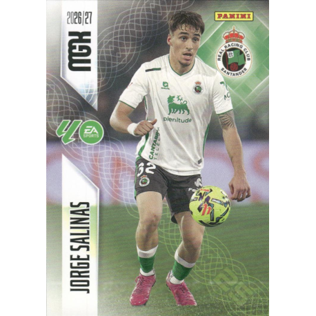Consigue Jorge Salinas Racing Santander Cartas Panini Megacracks 2026-27