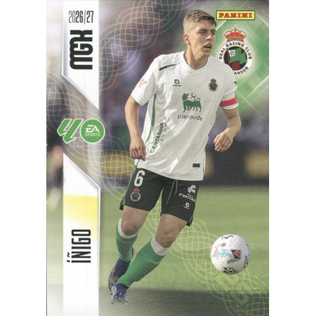 Completa tu colección Íñigo Racing Santander Cards Panini Megacracks 2026-27