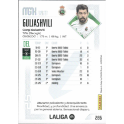 Colecciona Guliashvili Racing Santander Carta colección Megacracks 2026-27
