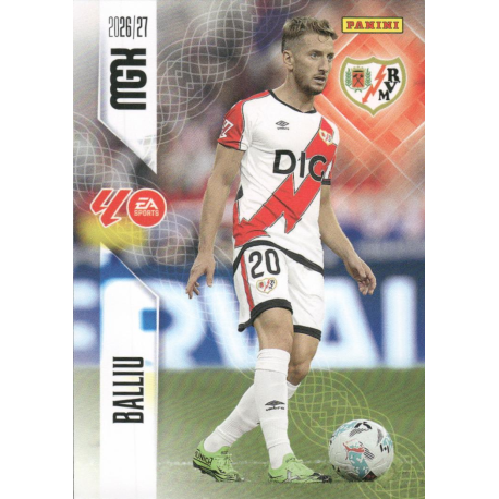 Hazte con Balliu Rayo Vallecano Colección Megacracks 2026-27
