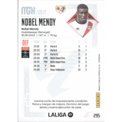 Colecciona Nobel Mendy Rayo Vallecano Megacracks 2026-27 cartas sueltas