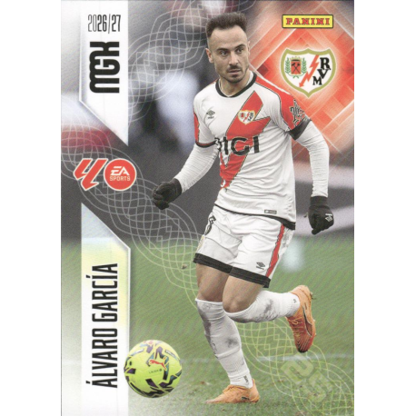 Colecciona Álvaro García Rayo Vallecano Cartas Panini Megacracks 2026-27