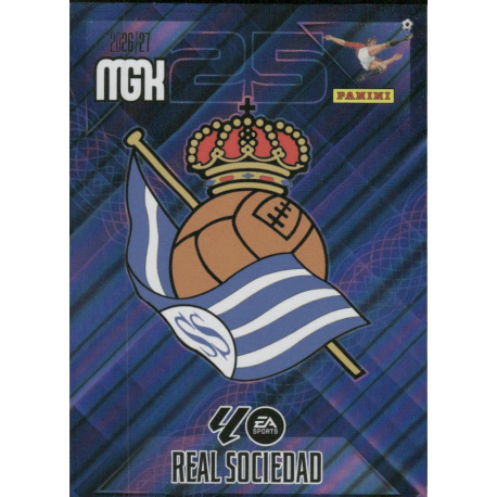 Colecciona Escudo Real Sociedad Panini Megacracks LaLiga 2026-27