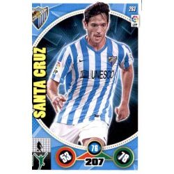 Santa Cruz Málaga 263 Adrenalyn XL La Liga 2014-15